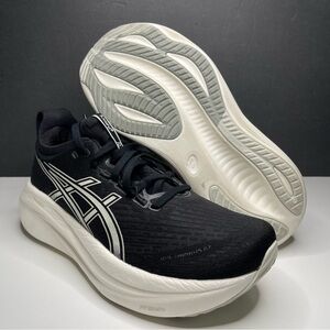 Asics Gel Nimbus 27 Black/Lake Grey Narrow Women’s size 8.5